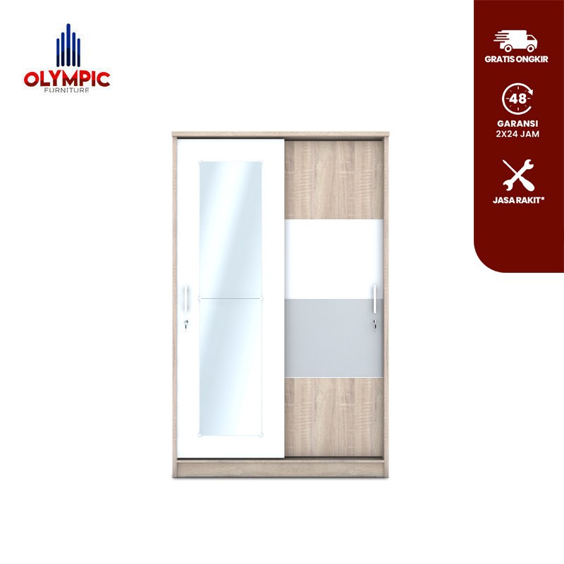 Olympic Lemari Pakaian Sliding / Lemari Baju Sliding / LSD NAVARO