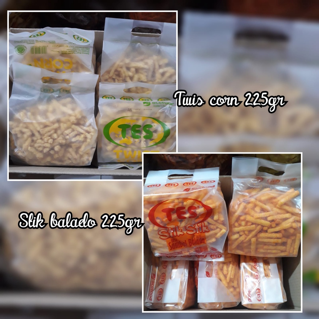 TWIS JAGUNG TES RASA BBQ -225 gr / STIK TES BALADO 225 gr / CHEETOS KILOAN MURAH / SNACK KILOAN MURAH / ALMA.SNACK