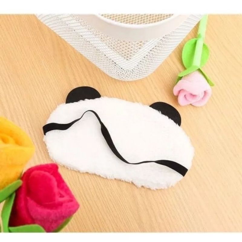 Penutup mata untuk tidur / eye cover /kacamata tidur / sleeping mask lucu panda