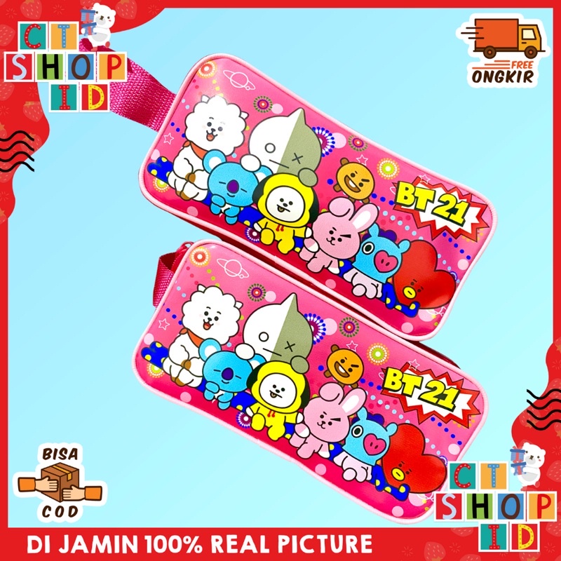 

CTShopID Kotak Pensil Karakter Sereting BT21 Pink Bagus Murah Berkualitas