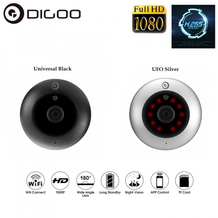 59 DIGOO DG-UFC - WiFi Smart IP Camera 1080P Kamera Keamanan Spy Cam Mini