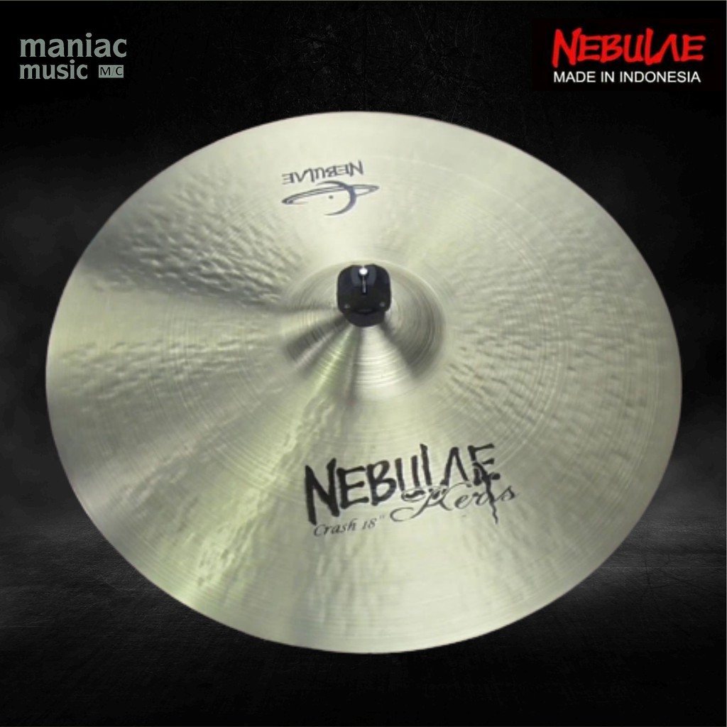 Nebulae Keris Natural Crash 18 Inci - Cymbal. Bronze B20. Pop. Rock. Artist. Profesional