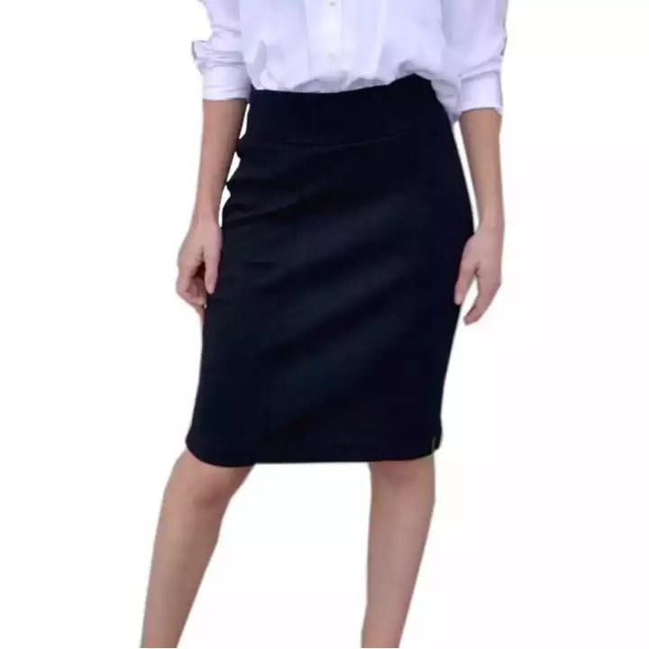 Rok Span Pendek Bahan Scuba / Pensil Skirt / Rok Midi Wanita