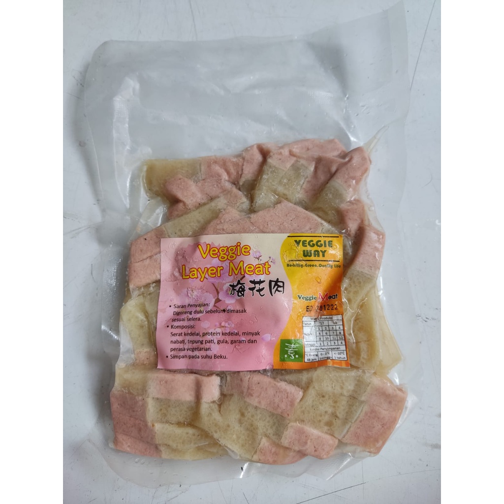 

Layer Meat Potong Vegan 350gr - Veggieway