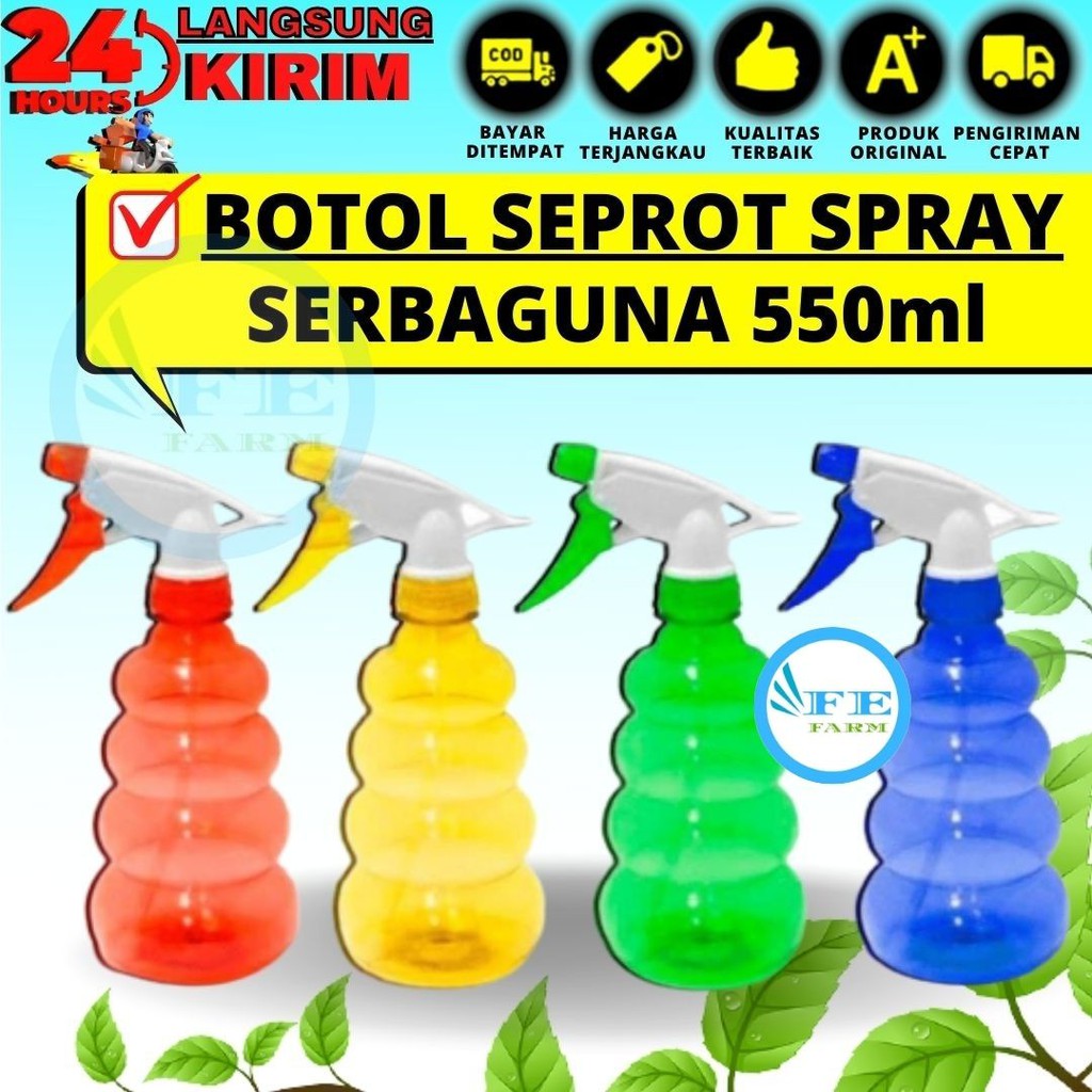 Botol Semprot Spray Tanaman Botol Serbaguna FEFARM