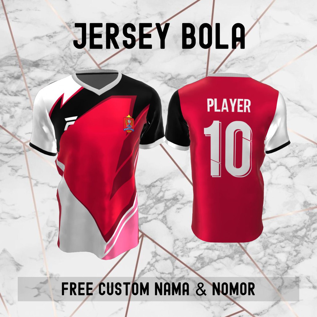 Jersey Persijap Jepara Klub Bola Baju Kaos Custom Nama dan Nomor Punggung - 539