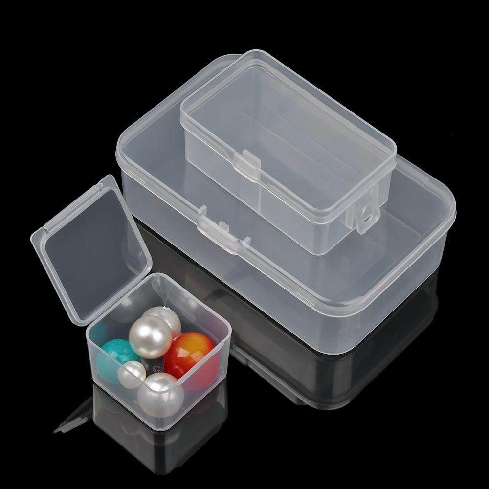 Solighter Storage Box Kotak Klip Kecil Perlengkapan Penyimpanan Pil Organisasi Rumah