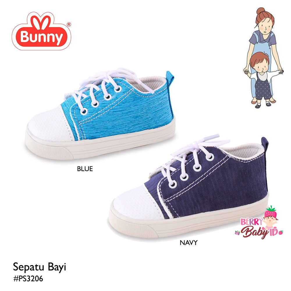 Lusty Bunny Sepatu Bayi Antislip Prewalker Baby Shoes LSH015 PS-3206 Berry Mart