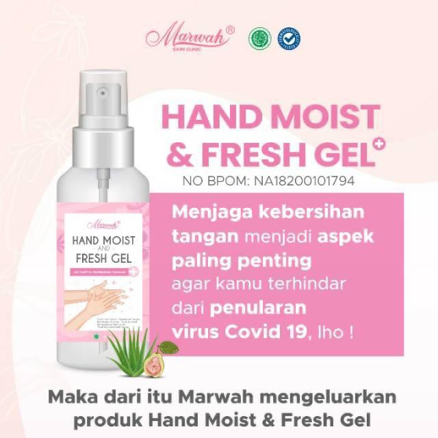 [ SALE ] MARWAH HAND SANITIZER GEL ANTISEPTIC PELEMBAB &amp; PEMBERSIH TANGAN 60ml BPOM ORIGINAL