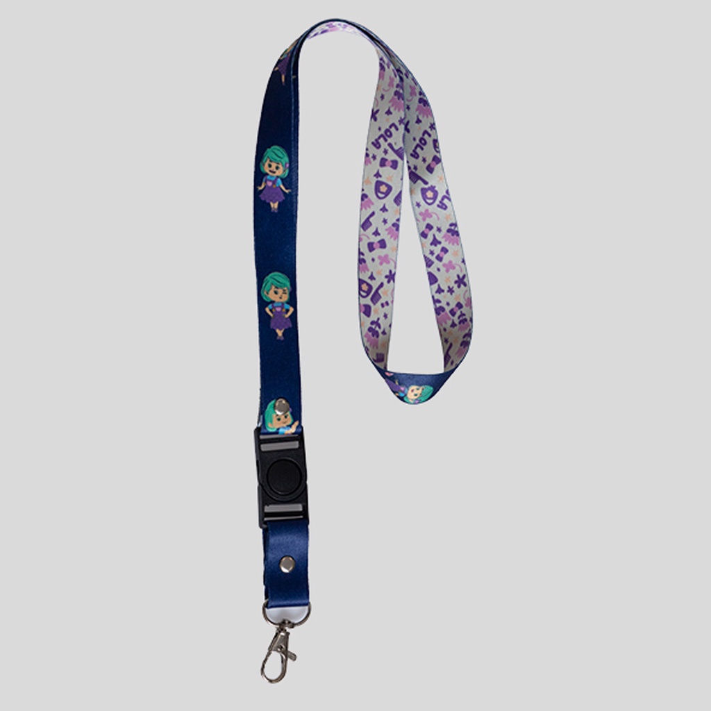 

Lanyard Lola Dark Purple 20mm