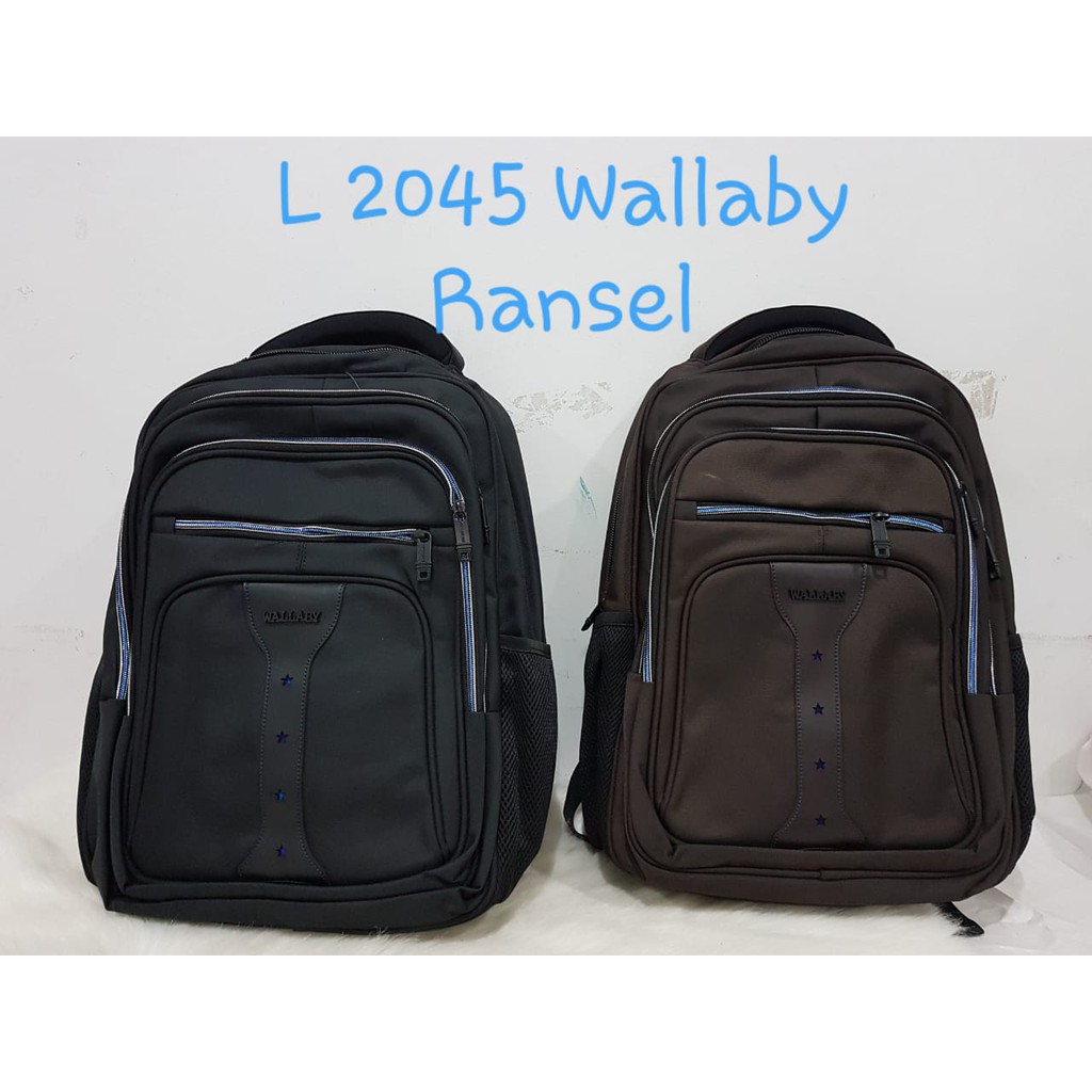 11.11   TERMURAH TAS RANSEL LAPTOP PRIA WALLABY IMPORT 3 MODEL (BISA COD) #Shopeehaul