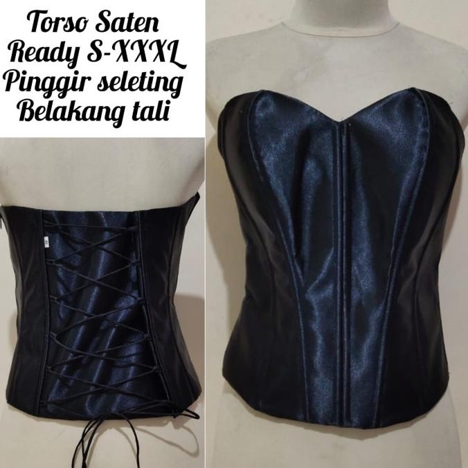TANK TOP WANITA SELENA KEMBEN SATIN TORSO TALI BUSTIER KAMISOL DALEMAN KEBAYA S-3L TANKTOP WANITA