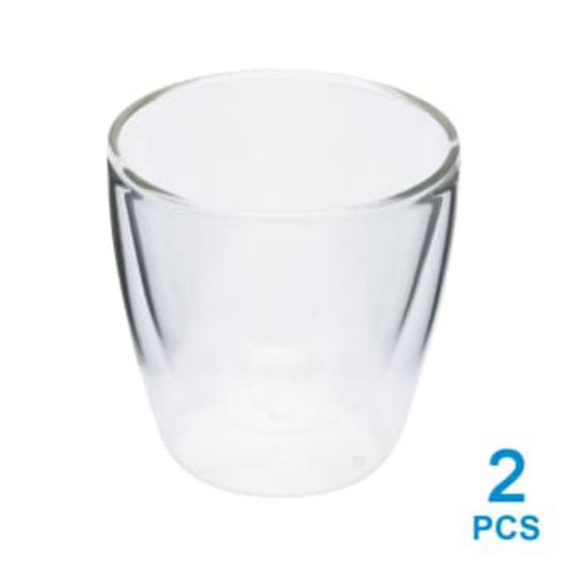 Delicia 160 ml set 2 pcs Gelas Double Wall