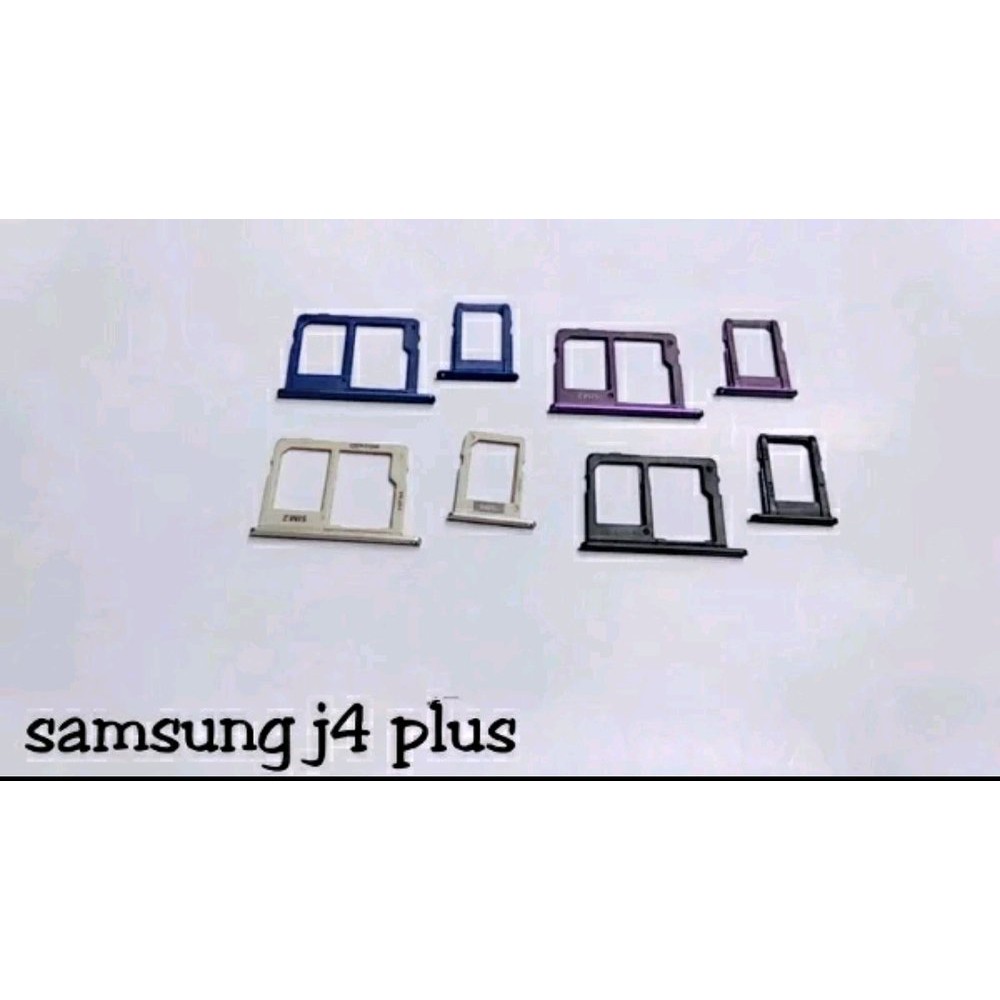 Sim Tray  Tempat Kartu Samsung J4 J410 - J415 J4 Plus - J6 J610F J6 Plus Original