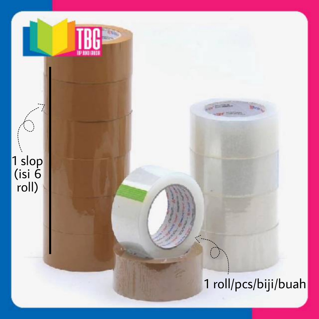 

1 PCS ISOLASI LAKBAN NACHI / PLATBAN NACHI 2X100 YARD / OPP 48MM NACHI