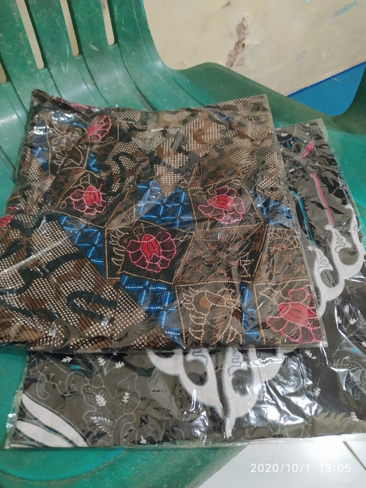 Batik Couple Keluarga Sania Ruffle Ori Ndoro Jowi Dnt Candii
