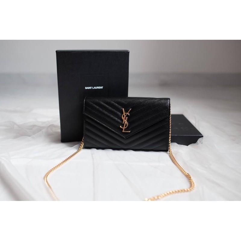bag YSL tas WOC 22cm Black GHW