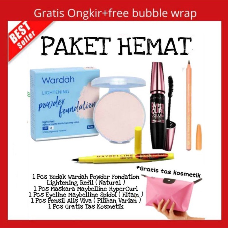 maybelline - paket make up - paket make up murah - paket kosmetik lengkap - paket make up maybeline 