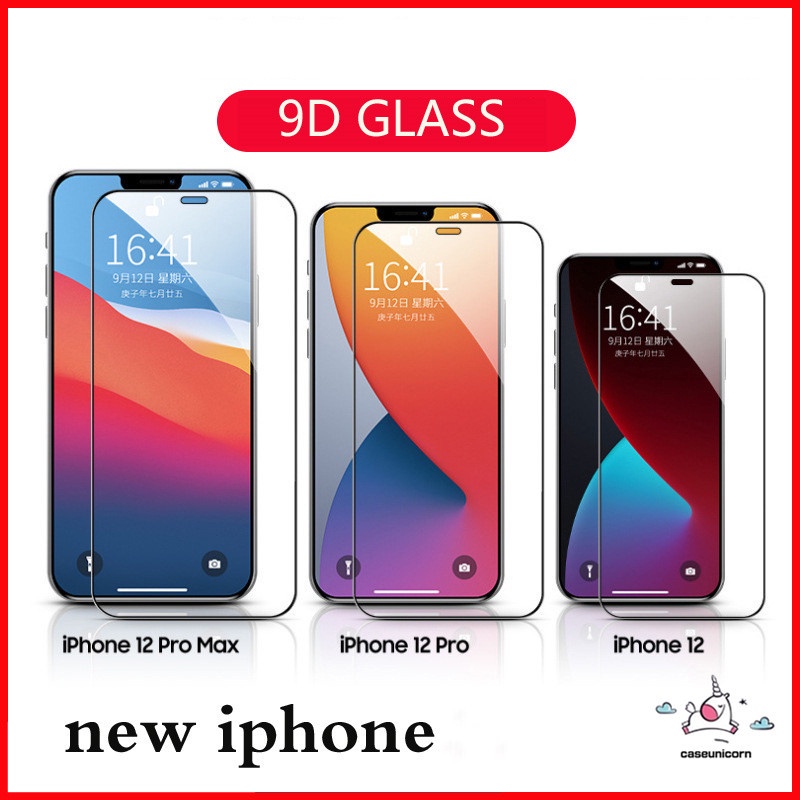 Pelindung Layar Tempered Glass 9d Untuk iPhone 11 12 13 Pro Max X XR XS Max 7 8 6 S Plus SE
