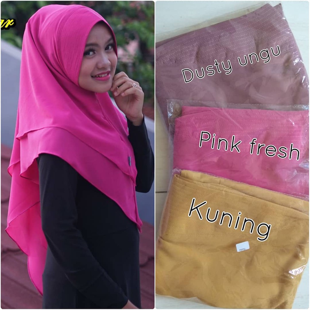 Hijab Jilbab Kerudung Instan Khimar Mini Thalita by Rizky Ananda