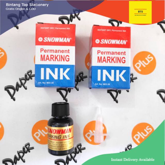 

[BTS] Refill Tinta / Isi Tinta Spidol SNOWMAN Permanen (ECER)