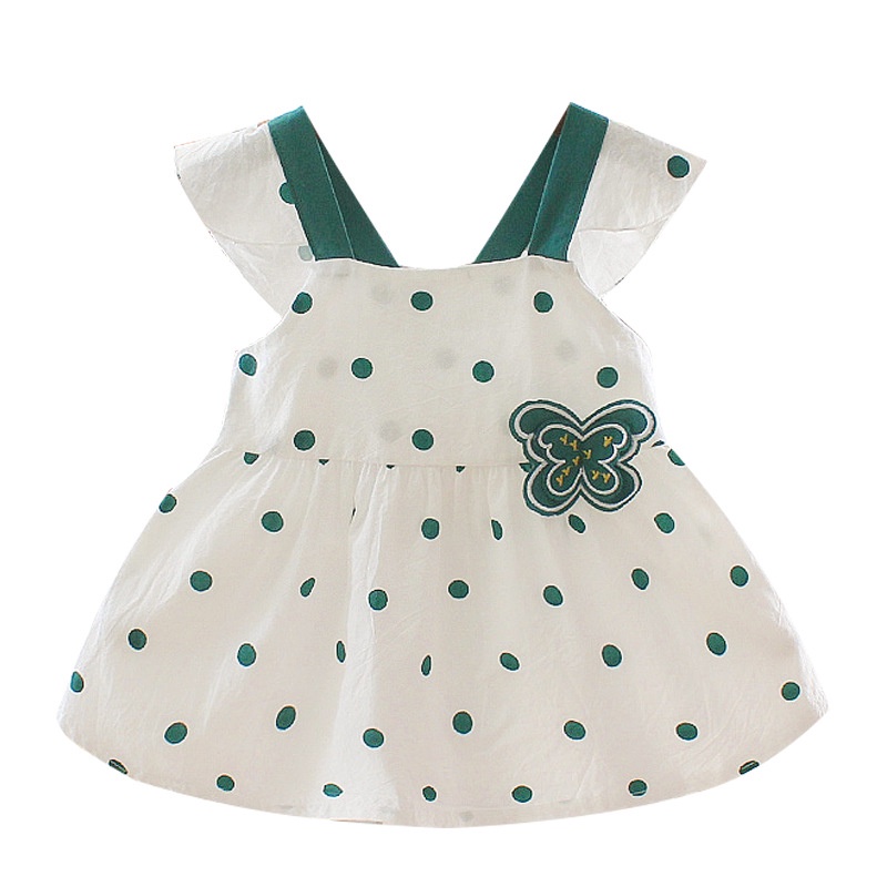 Dress Anak Perempuan Butfly Baju Anak Import 0-2 Thn