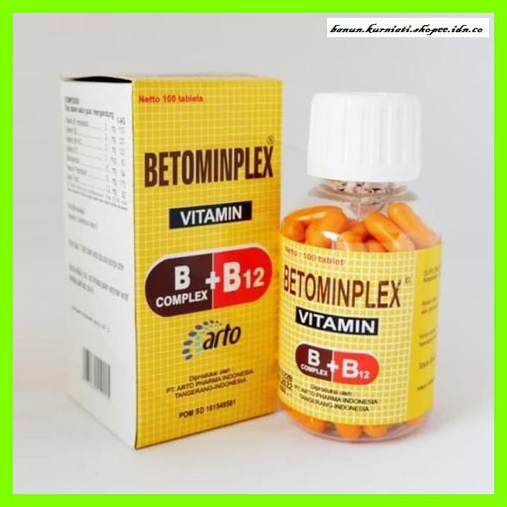 Jual VITAMINB BETOMINPLEX VITAMIN B COMPLEX PLUS VITAMIN B12 TUBUH