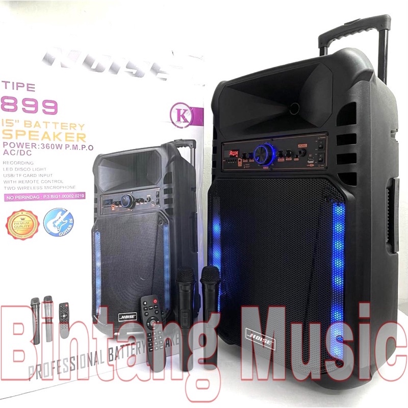 Speaker Portable Noise 899 K Original 899K noise 899 k 15inch