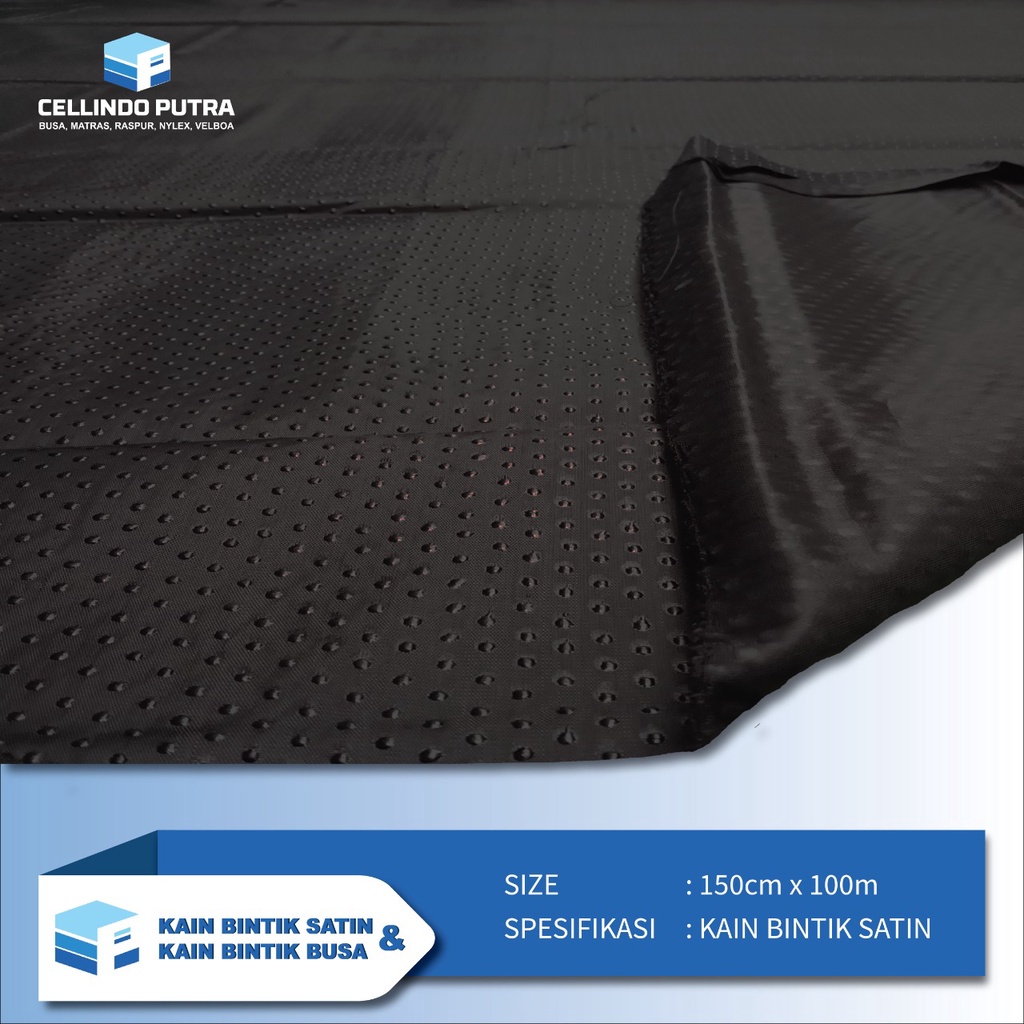 Cellindo Kain Bintik Satin Rapat / Alas Anti Slip Per Yard [HARGA TERBAIK]