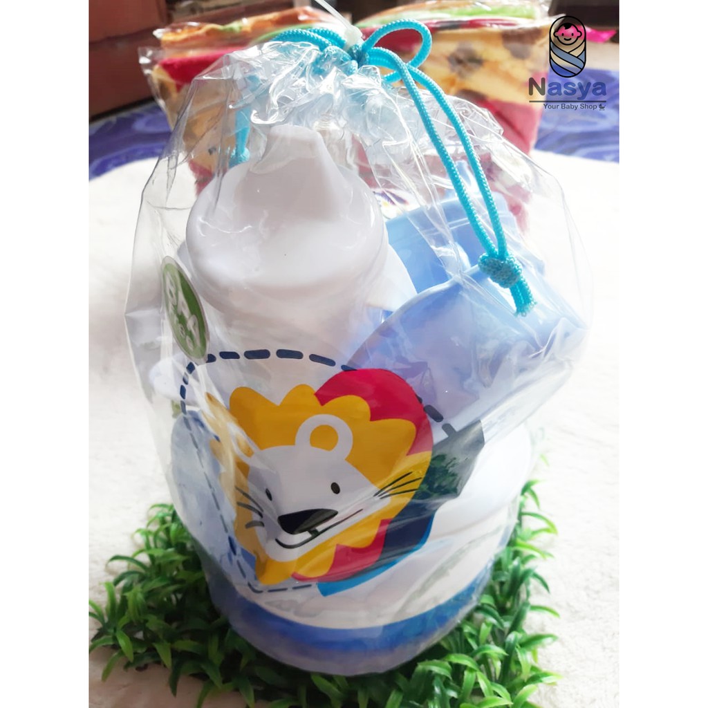 [R-059] Feeding Set Lusty Bunny- tempat makan bayi BPA free