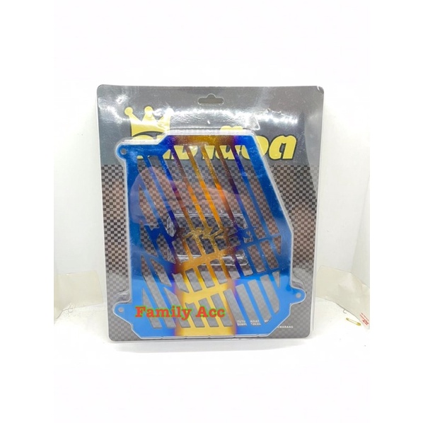 Cover Radiator Nmax Twotone Thailook / Tutup Radiator Full CNC Nmax 155 Twotone Pelangi Thailook Import