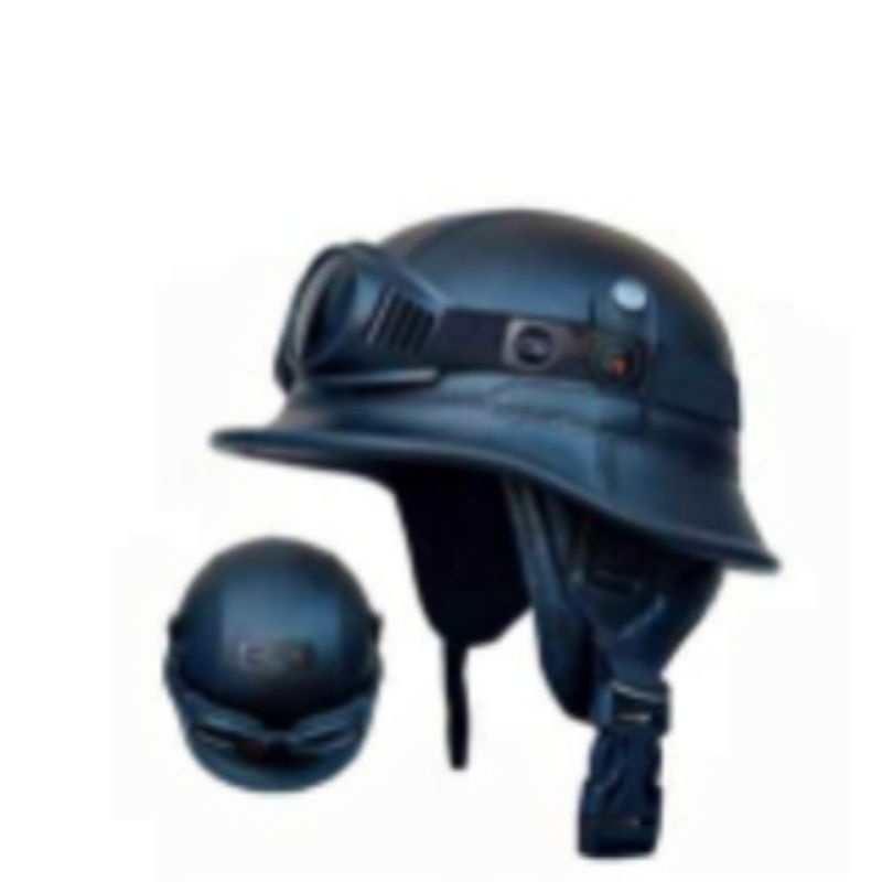 HELM  RETRO  MILENIAL./HELM KULIT KLASSIK NAZI JERMAN