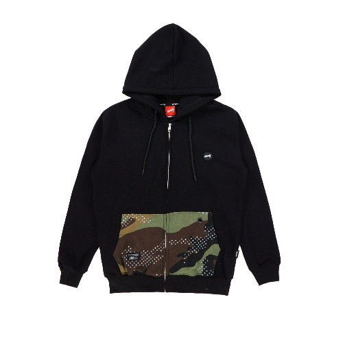 Bloods Sweater Hoodie Basetype 02 Black Army