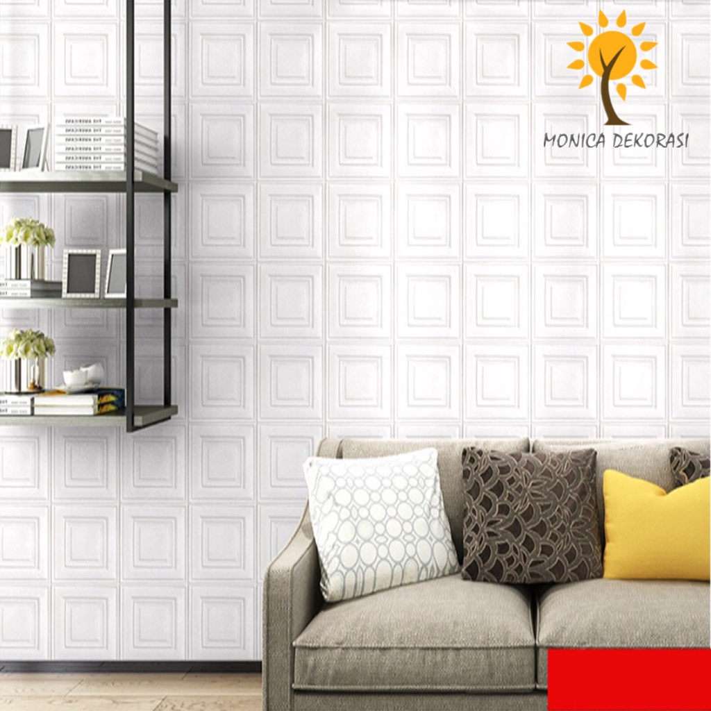 1 Wallpaper Dinding Foam 3D Sticker Series  70 x 70 CM Walpaper Stiker Dinding Dekorasi Kamar-5