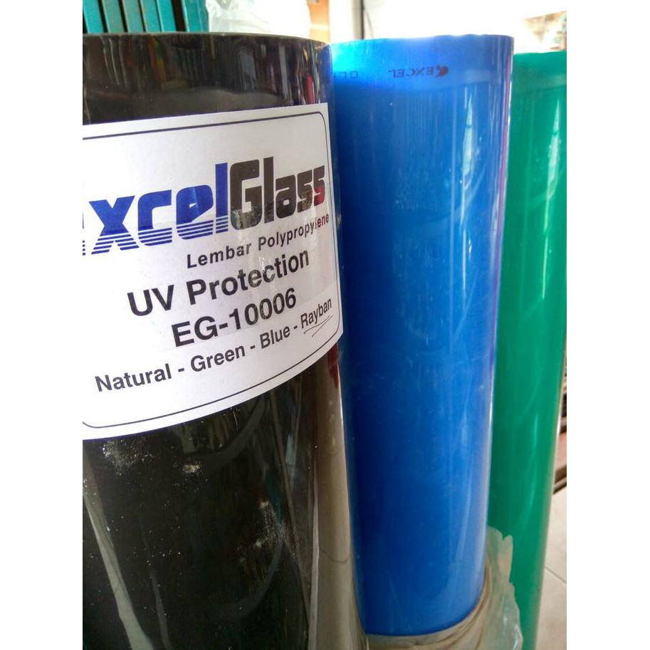 |Ready| Fiber Pagar Polos / Plastik Tutup Pagar Excel Glass - Putih