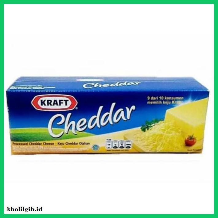 

Ujekujek- Keju Kraft Cheddar 2Kg -Original.