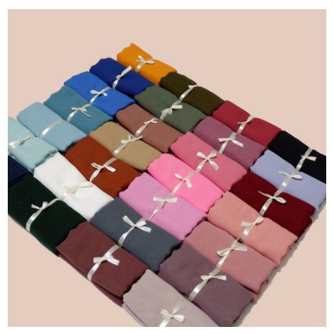 [TERMURAH &amp; BISA GROSIR] Jilbab Segiempat BELLA SQUARE LASERCUT Warna Lengkap / Hijab Bella Laser Bahan Double Hycount / kerudung bella laudya square /jilbab laser BISA COD