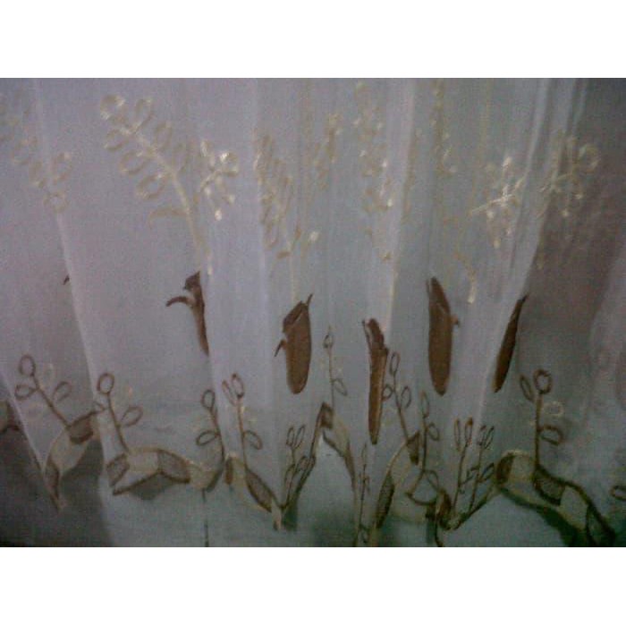 Paling Laku Vitrase Sifon Bordir Import Terbaru