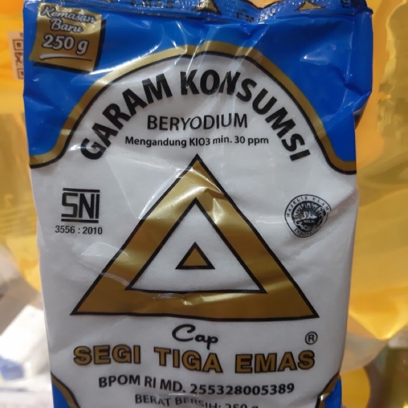 

garam yodium segitiga emas 250gram