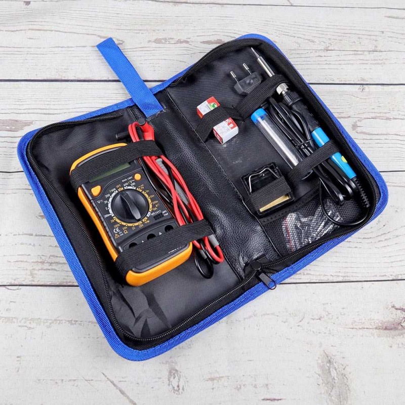 Solder Iron Kit Soldering Adjustable Temperature Multimeter 60W 220V