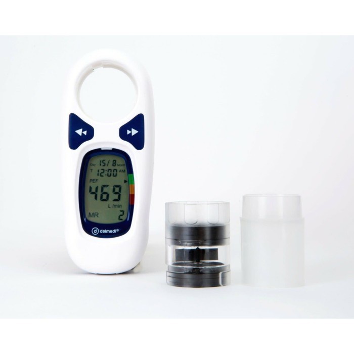 Jual (New) Digital Peak Flow Meter Spirometer PEF FEV1 reusable