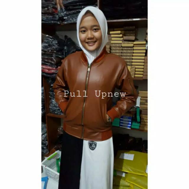 JAKET kulit BOMBER WANITA/JAKET CEWEK MOTOR/JAKET BOMBER KULIT/JAKET MOTOR /JAKET BOMBER MURAH