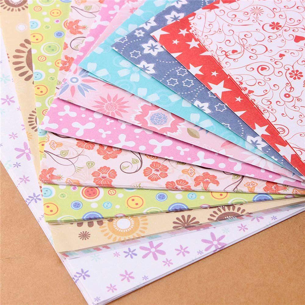 Lanfy Kids Origami Fruit Colorful Scrapbooking Square Crane Dekorasi Kertas Lipat