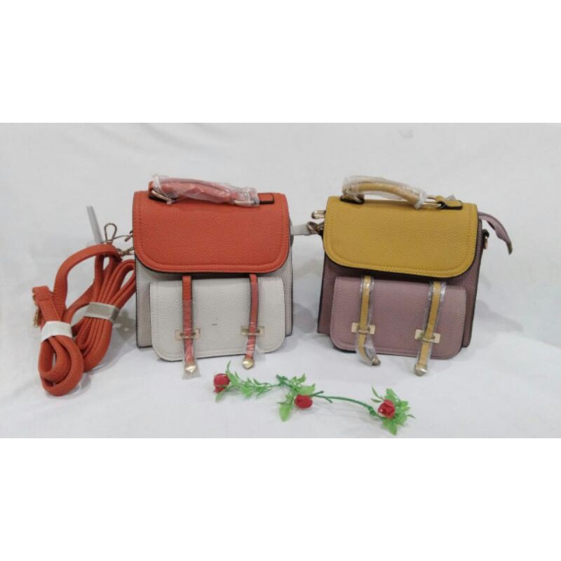 Tas wanita 708 orange, kuning