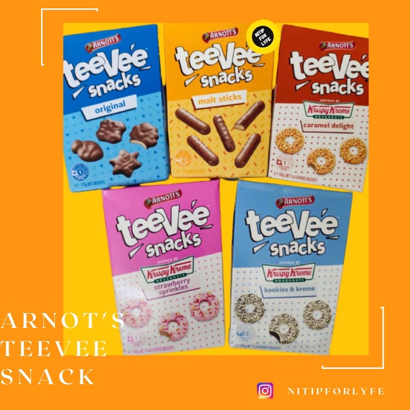 TeeVee Snack ARNOTT'S Krispy Kreme 165gr