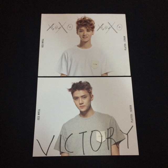 Postcard Stardium Sehun EXO & Luhan (HunHan)