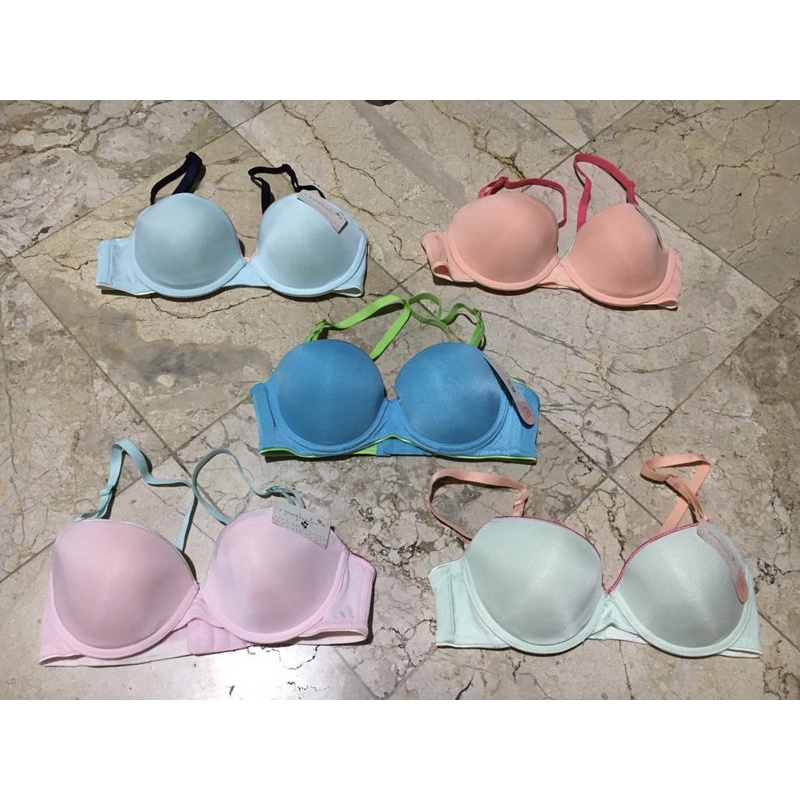 Young Hearts Bra / BH Pakaian Dalam Wanita - Model Basic Colorful Motif