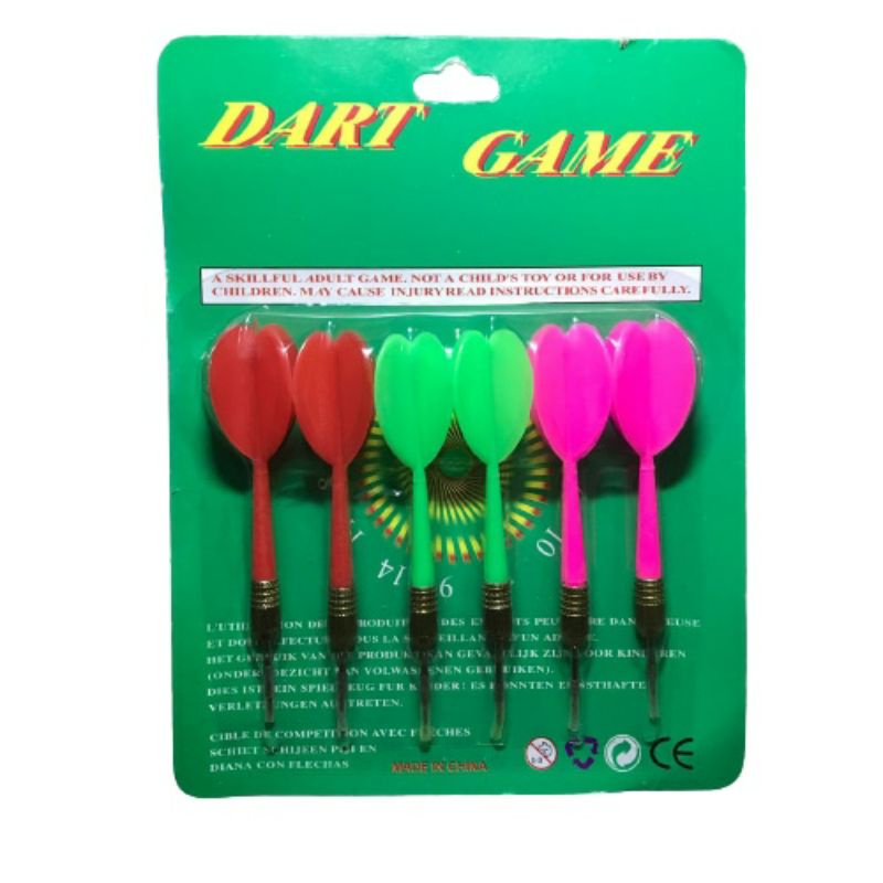 6 Pcs Dart game refil / Arrow dart game