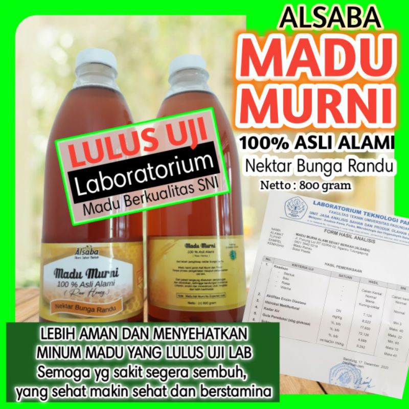 

Gooku 28 Store Madu Murni Asli Alami Dari Lebah Bunga Randu Raw Honey Madu Asli Lulus Uji Lab Alsaba