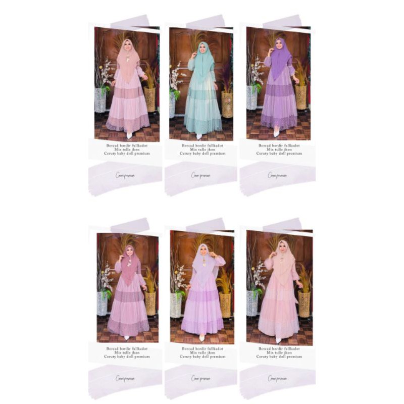 Cinari Premium Syari by OHC/brokat bordir